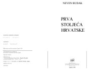 cover of the book Prva stoljeća Hrvatske