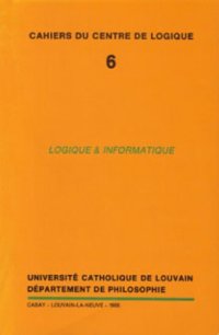 cover of the book Logique & informatique (Cahiers du Centre de Logique)