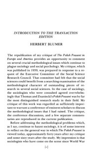 cover of the book Critiques of Research in the Social Sciences: An Appraisal of Thomas and Znaniecki’s The Polish Peasant in Europe and America