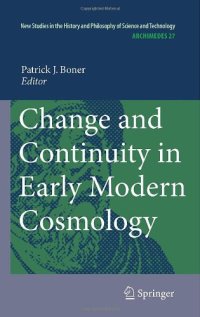 cover of the book Change and Continuity in Early Modern Cosmology