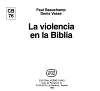 cover of the book La Violencia en la Biblia