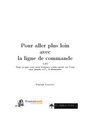 cover of the book Pour aller plus loin avec la ligne de commande