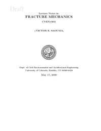 cover of the book Lecture notes in Fracture Mechanics