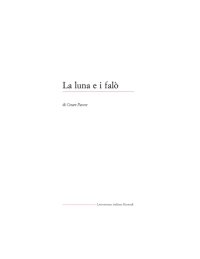 cover of the book La luna e i falò