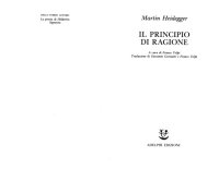 cover of the book Il Principio di Ragione