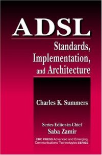 cover of the book ADSL: Standards, Implementation, and Architecture