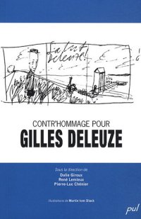 cover of the book Contr'hommage pour Gilles Deleuze