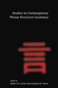 cover of the book Studies in Contemporary Phrase Structure Grammar