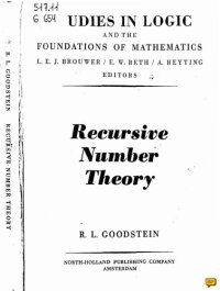 cover of the book Recursive Number Theory: A Development of Recursive Arithmetic in a Logic-Free Equation Calculus