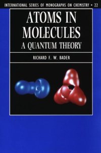 cover of the book Atoms in molecules