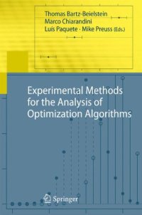 cover of the book Experimental methods for the analysis of optimization algorithms