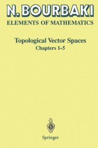 cover of the book Elements of mathematics. Topological vector spaces