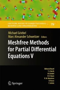 cover of the book Meshfree methods for partial differential equations V