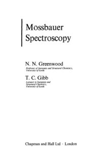 cover of the book Moessbauer spectroscopy