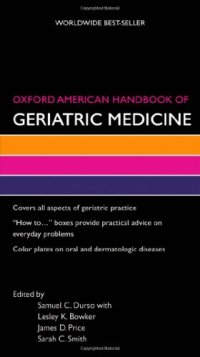 cover of the book Oxford American handbook of geriatric medicine