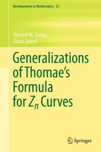 cover of the book Generalizations of Thomae's Formula for Zn Curves