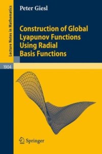 cover of the book Construction of global Lyapunov functions using radial basis functions