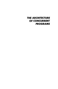 cover of the book Architecture of Concurrent Programs