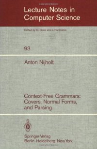 cover of the book Context-free grammars: Covers, normal forms, and parsing