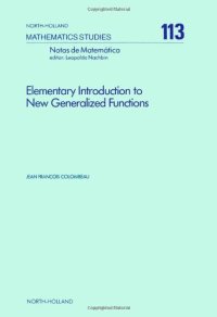 cover of the book Elementary introduction to new generalized functions