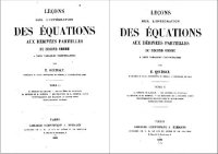 cover of the book Leçons sur l'integration des equations aux derivees partielles du 2nd ordre