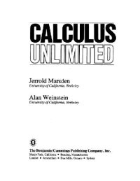 cover of the book Calculus unlimited