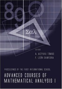 cover of the book Advanced courses of mathematical analysis 1