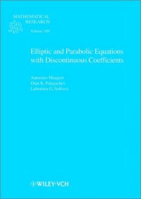 cover of the book Elliptic and Parabolic Equations with Discontinuous Coefficients