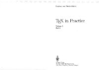 cover of the book TEX in Practice