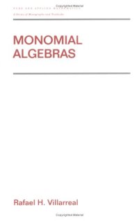 cover of the book Monomial algebras