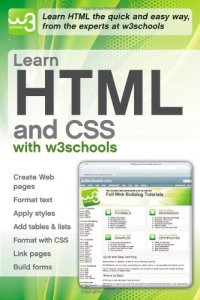 cover of the book Learn HTML and CSS with w3Schools