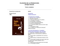 cover of the book Filosofia de la produccion (Serie Manuales)