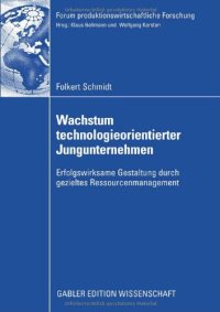 cover of the book Wachstum technologieorientierter Jungunternehmen