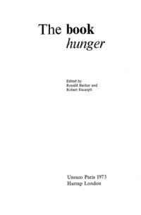 cover of the book The Book Hunger