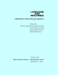 cover of the book Language and Machines; Computers in Translation and Linguistics; a Report