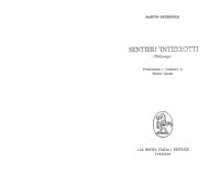 cover of the book Sentieri interrotti