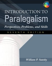 cover of the book Introduction to Paralegalism: Perspectives, Problems and Skills