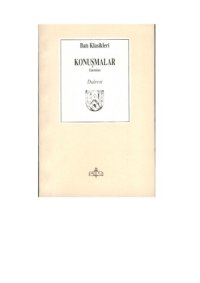 cover of the book Konuşmalar (Entretiens)