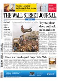 cover of the book The Wall Street Journal Asia No. 131 dated Tuesday, March 08, 2011