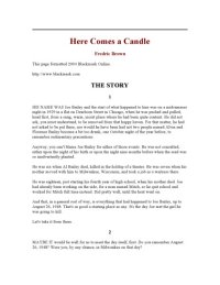 cover of the book Here Comes a Candle