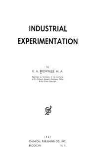 cover of the book Industrial Experimentation