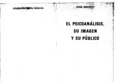 cover of the book El Psicoanálisis, su imagen y su público