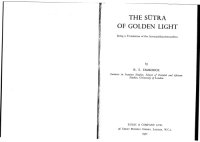 cover of the book Suvarṇabhāsottamasūtra: The Sūtra of Golden Light