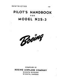 cover of the book Pilot’s Handbook for Model N2S-3