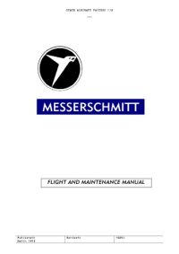 cover of the book Messerschmitt Bf 109 G-2. Flight and Maintenance Manual