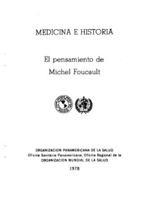 cover of the book Medicina e historia. El pensamiento de Michel Foucault