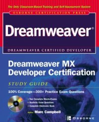 cover of the book Dreamweaver MX Developer Certification Study Guide