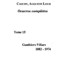 cover of the book Œuvres complètes