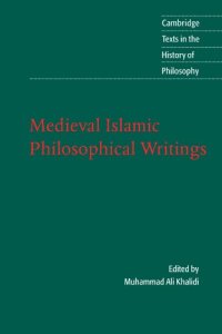 cover of the book Medieval Islamic Philosophical Writings