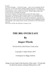 cover of the book The Big Over Easy: A Nursery Crime